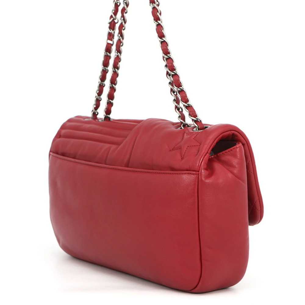 Chanel Chain Shoulder Bag, Coco Mark Star, Lambskin, CHANEL 2-way Handbag, Wo... - Picture 2 of 14